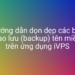 Hướng dẫn dọn dẹp file sao lưu website trên iVPS