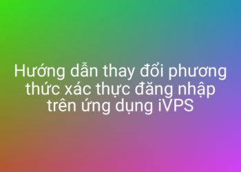 Thay đổi cách thức đăng nhập server với iVPS
